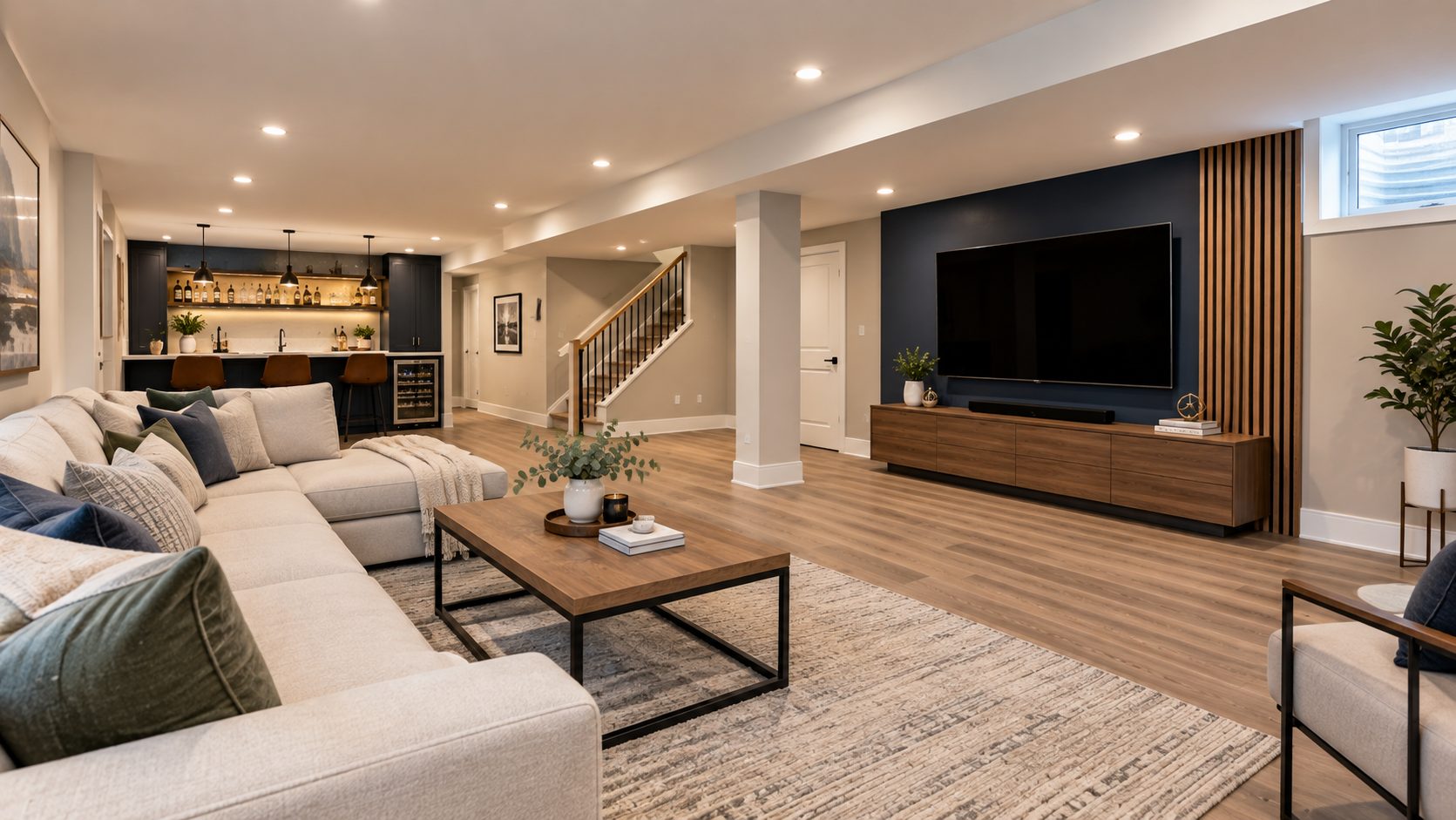 Legal basement finishing