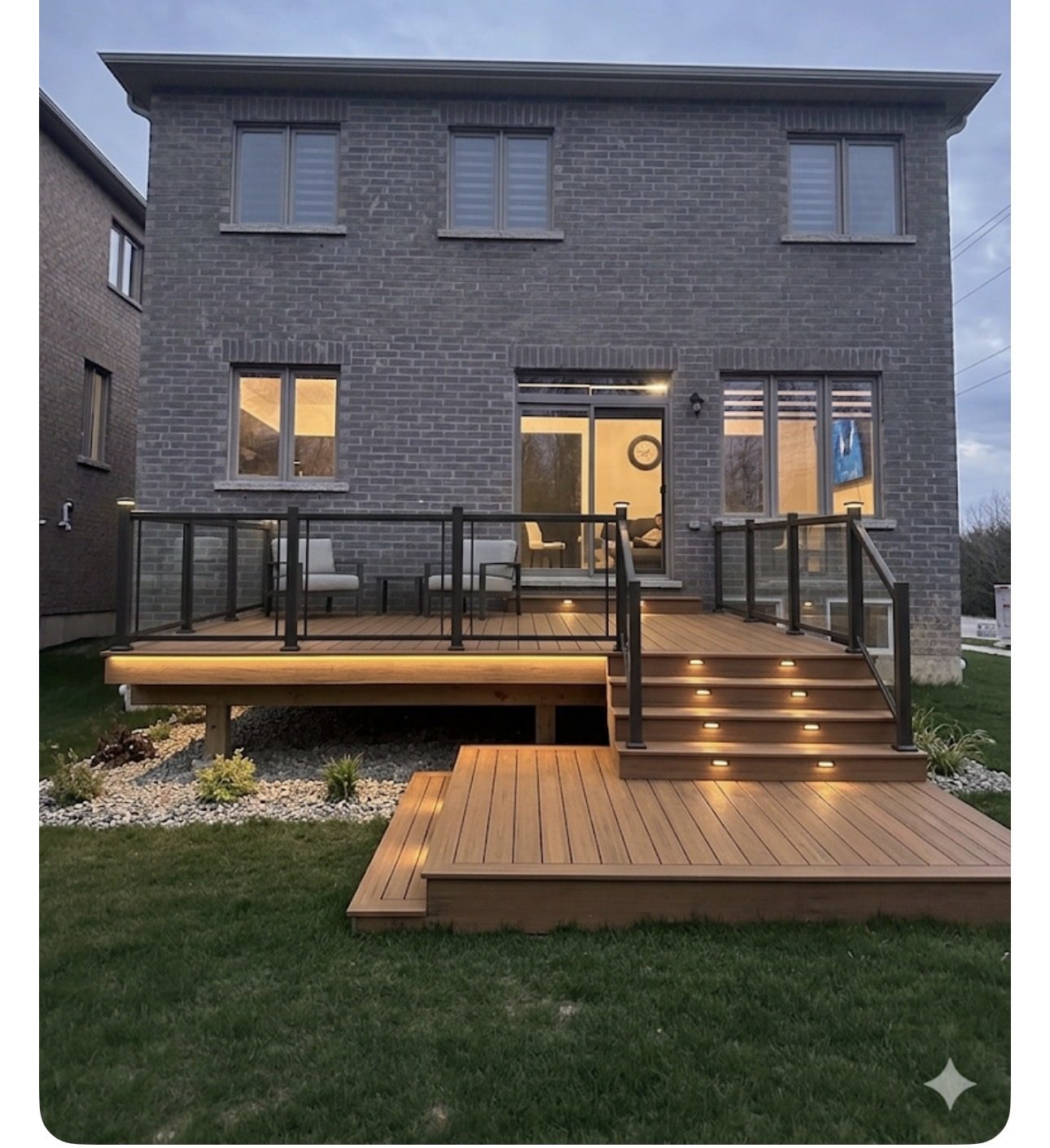 Real completed deck build, Brampton